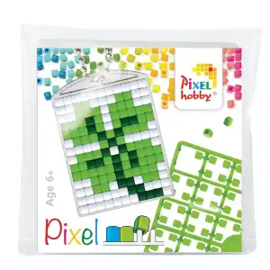 PRACHT Pixel Anhänger Kleeblatt