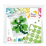 PRACHT Pixel Anhänger Kleeblatt