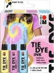 Marabu Batik Set TIE DYE Ink Pastel gelb/rosa/hellblau...