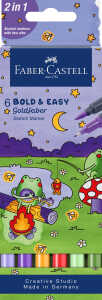 Faber-Castell Sketch Marker Goldfaber Bold Easy 6er Etui