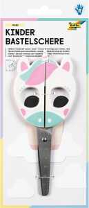 Folia Kinder Bastelschere Unicorn lila/mint/weiß abgerundete Spitze