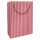 Braun & Company Geschenktasche Stripes neonpink 23x33x11cm Kraftpapier