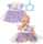 Zapf Creation Kleid BABY born Lila Tutu 43cm