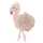 Knistertier Flamingo rosa