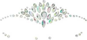 WIDMANN Selbstklebende Glitzersteine Diamanten Mehrfarbig