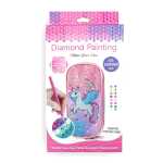 PRACHT Diamond Painting Federmäppchen Einhorn rosa