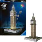 Ravensburger 3D Puzzle Iconics: Big Ben - mit Licht