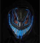 WIDMANN LED Monstermaske blau