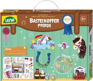 LENA Bastelkoffer Pferde