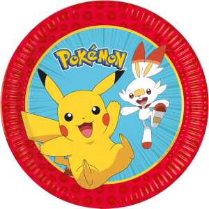 Pappteller Pokémon Next Generation 23cm
