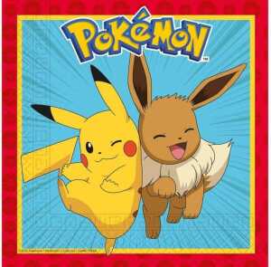 Servietten Pokémon 33x33cm 2-lagig