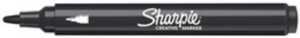 Sharpie Creativ Marker Acryl Rundspitze schwarz Faltschachtel