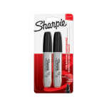 Sharpie Permanentmarker Keilspitze schwarz 2 Stück...