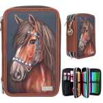 DEPESCHE Miss Melody Federtasche 3fach Luxury Horse