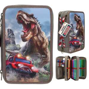DEPESCHE DINO World Federtasche 3fach New World