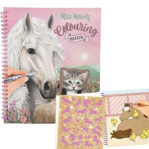DEPESCHE Miss Melody Malbuch mit Pailletten