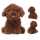DEPESCHE TOPModel Plüsch Hund Cody dunkelbraun 16cm