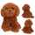DEPESCHE TOPModel Plüsch Hund Teddy braun 30cm
