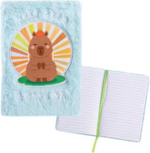 Idena Notizbuch Fluffy Capybara liniert, 64 Blatt 80g/m² 130x180mm