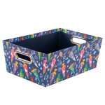 Idena Ablagekorb Schultüte blau 33x22,9x12,7cm ohne...