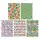 Idena Geschenkpapier Premium 3D Effekt neutral 70cmx1,5m 5fach sortiert