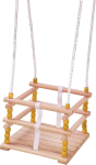 Idena Gitterschaukel Holz 30x30cm TÜV und GS...