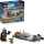 LEGO STAR WARS Der Mandalorianer und Grogu auf ihrem Speeder Bike