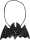 WIDMANN Tasche Fledermaus schwarz