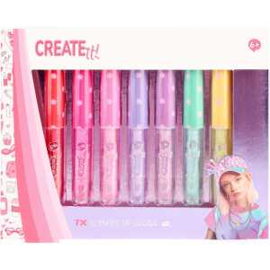 Create it! Lipgloss Glitzer & Duft, 7-teilig (8er-Thekendisplay)