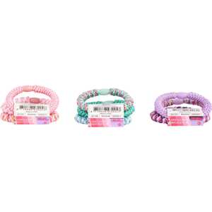 Create it! Elastische Haargummis & Armbänder, 3er-Pack (24er-Thekendisplay, sortiert)