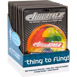 Disceez Thekendisplay (12er, A-Sortierung) - Serie 1 - mit einheitlichem Barcode