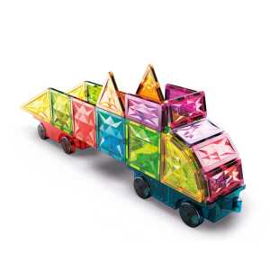 Geomag Magnetic Tiles Gems Vehicles 24