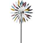 Kinetic Art: Metal Wind Spinner: Aurora Duett