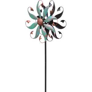 Kinetic Art: Metal Wind Spinner: Vortex Flow Duett