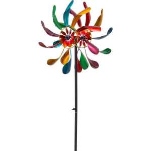 Kinetic Art: Metal Wind Spinner: Flare Motion Duett