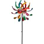 Kinetic Art: Metal Wind Spinner: Flare Motion Duett