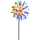 Kinetic Art: Metal Wind Spinner: Floral Spectrum Duett
