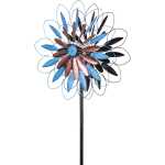 Kinetic Art: Metal Wind Spinner: Infinity Spin Duett