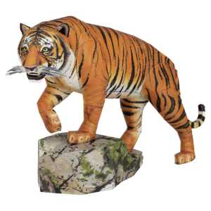 Metal Earth: Bengalischer Tiger (farbiges Modell)