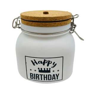 Sparglas Happy Birthday Krone