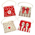 Geschenkbox Set Liebe Handtaschenform mini 4fach sortiert