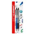 STABILO Kugelschreiber pointball colorful blau/grau 2...