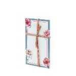 RÖSSLER Notizblock Valentina 90x156mm 50 Blatt bedruckt