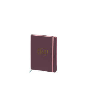 RÖSSLER Notizbuch mit Gummizug Valentina CIAO 153x202mm 256 Seiten Softcover
