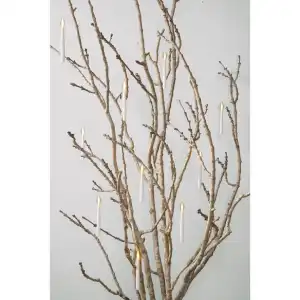 LED Hängekerzen weiß 15,5cm 10 Stück
