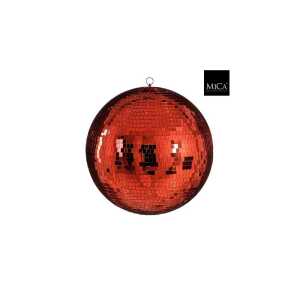 Spiegelkugel hängend rot 50cm