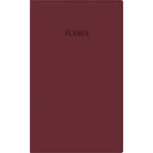 2026 Zettler Taschenplaner 1W/1S bordeaux