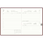 2026 Zettler Taschenkalender 1T/1S bordeaux