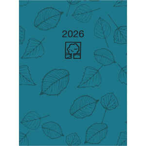 2026 Zettler Taschenkalender 1T/1S Recycling türkis