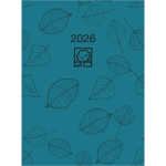 2026 Zettler Taschenkalender 1T/1S Recycling türkis